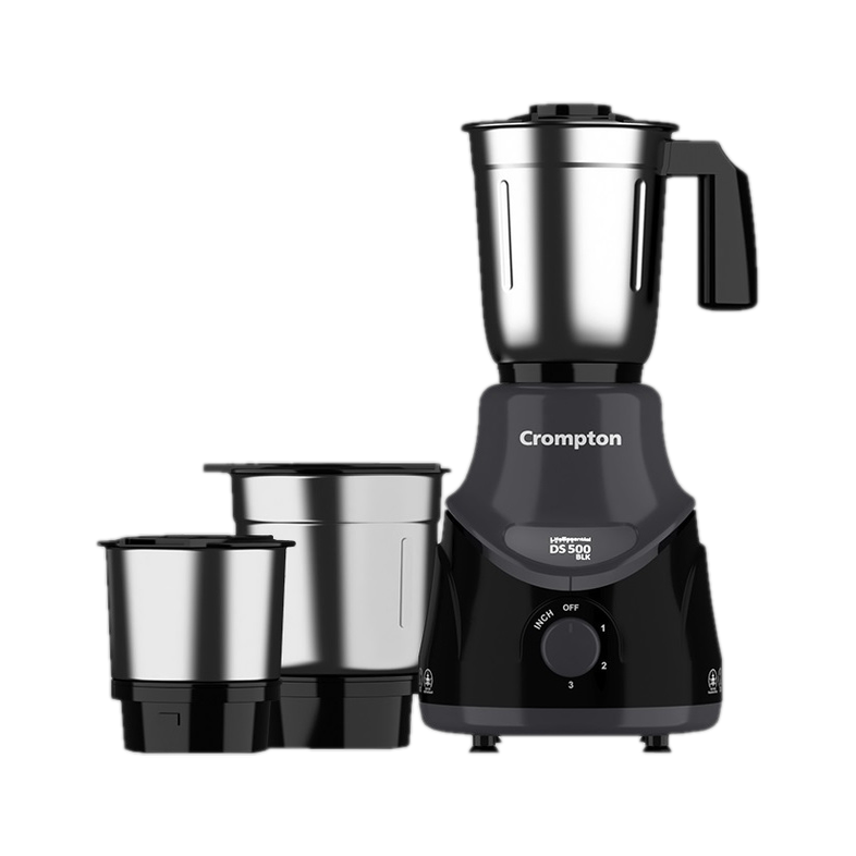 Crompton DS 500 W Mixer Grinder (ACGM-DS500W3J BLK-ACGM-DS500WBLK