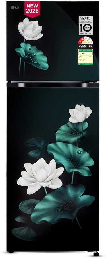 LG 251 L Frost Free Double Door 2 Star Convertible Refrigerator  with Convertible, Smart Mode, Multi Air Flow, Express Freeze, Deodorizer, Fresh Zone, Works Without Stabilizer, Inverter Compressor, Auto connect & 2026 Model